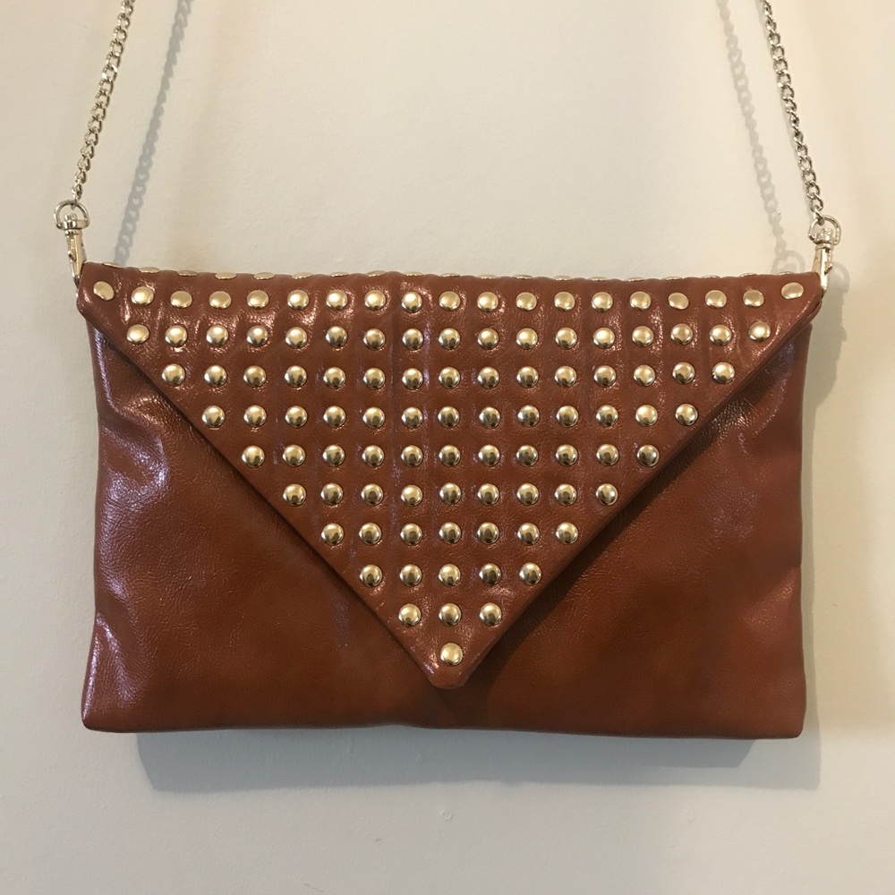 Steve Madden studded clutch